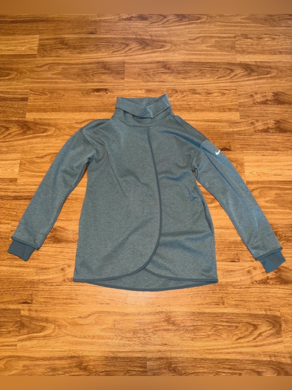 Nike Teal Wrap-Front Active Jacket